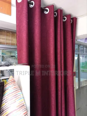 Luxury Soft and Durable Maroon Curtain