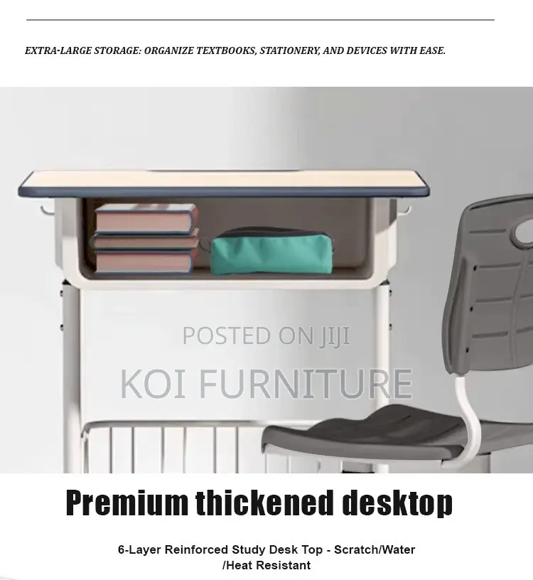 Home Desks; Adjustable Sitting Ergonomic Kids Desk Chair Set