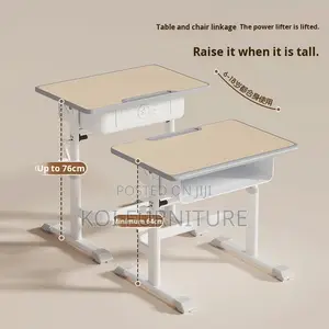 Home Desks; Adjustable Sitting Ergonomic Kids Desk Chair Set
