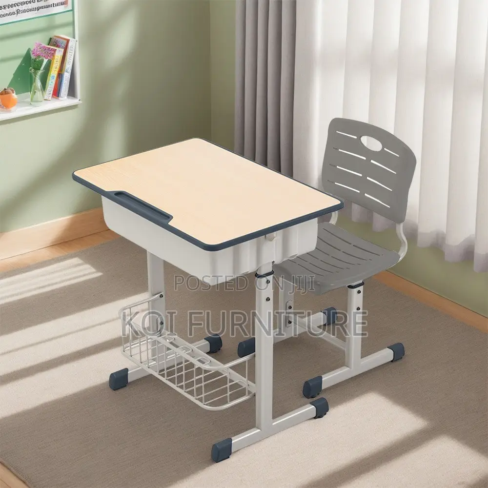 Home Desks; Adjustable Sitting Ergonomic Kids Desk Chair Set