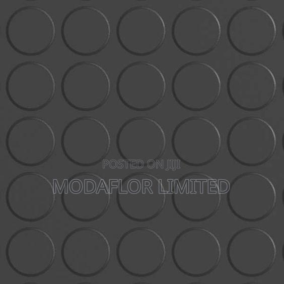 Heavy Duty Rubber Coin Mat for Gym and Industrial Flooring Use