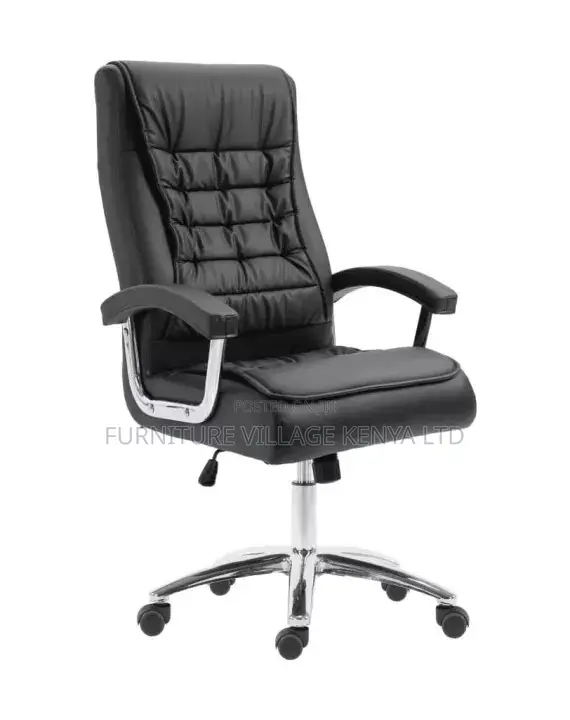 Office Chair; Executive Swivel Leather Chair