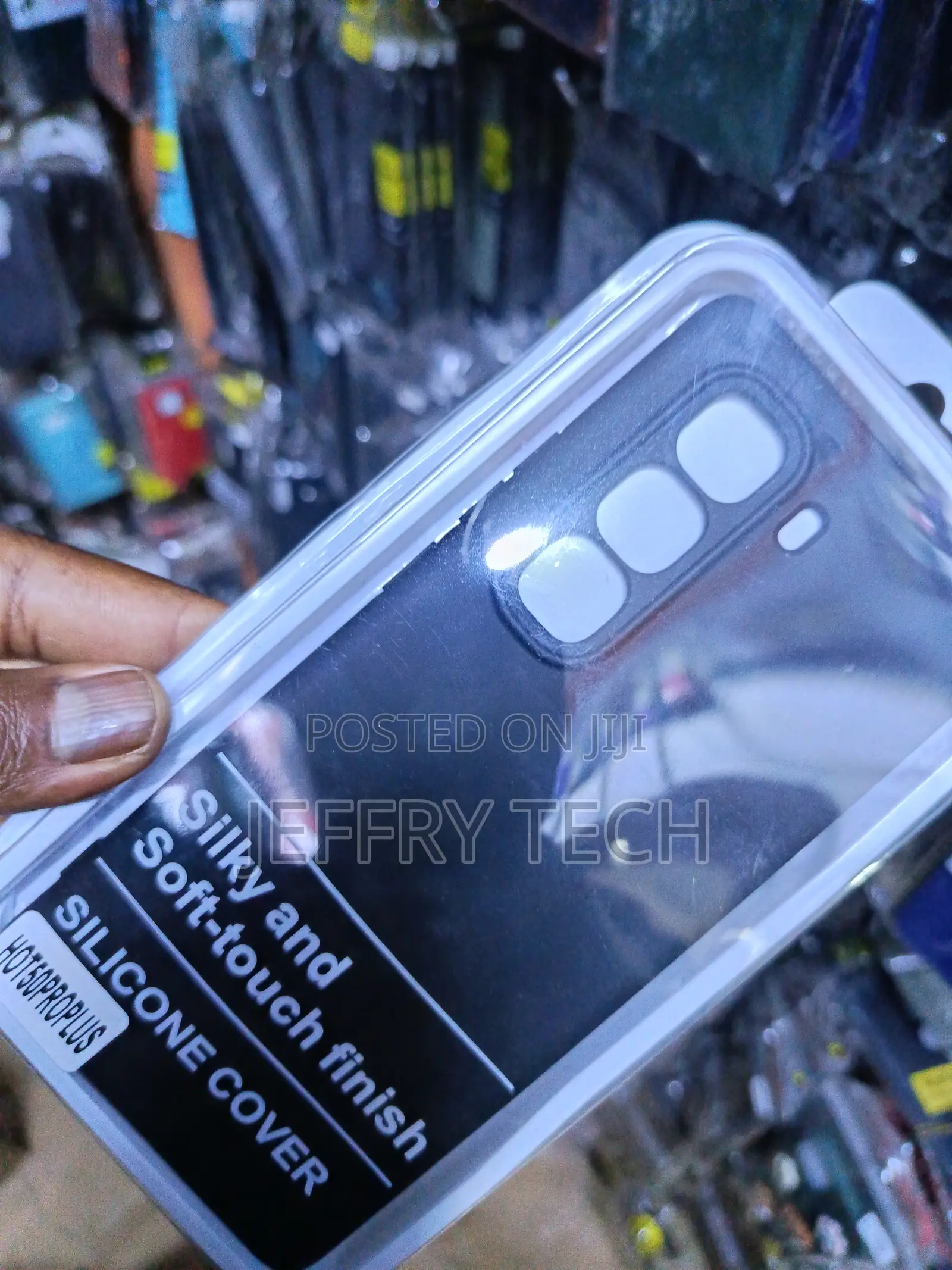 Cover Is for the Infinix Hot 50 Pro+ Smartphone, Featuring Silky And