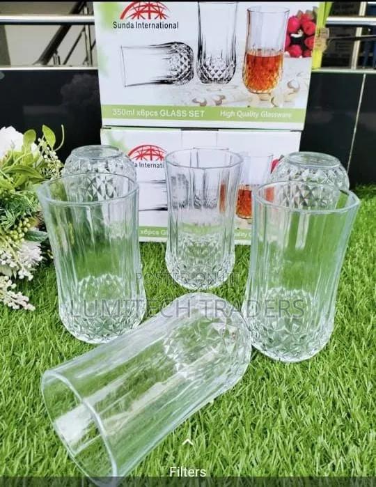 Long Diamond Glasses 6-Piece Set ( High Quality)