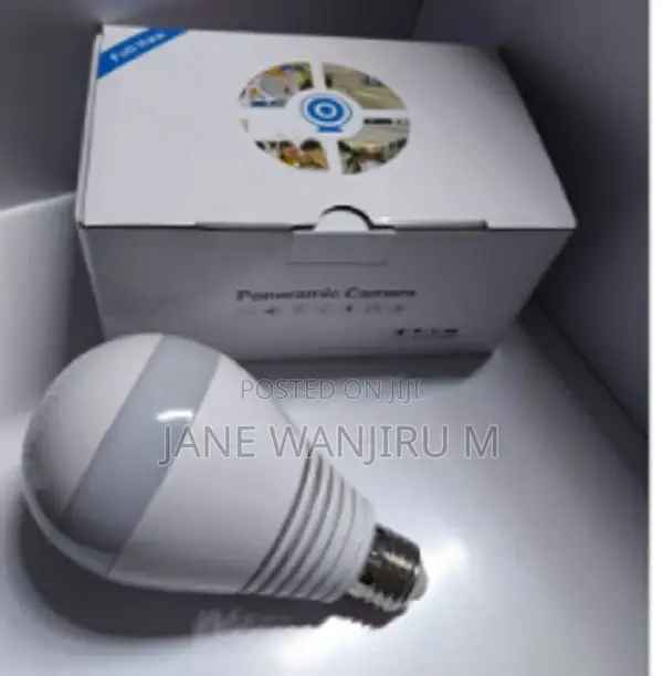 Quality V380 Bulb Wifi Camera – Fixed 360