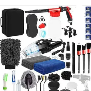 39pcs Car Detail Kit With Vacuum Cleaner