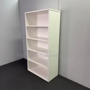Bookshelf; 5-Tier Wood Shelf for Files and Books