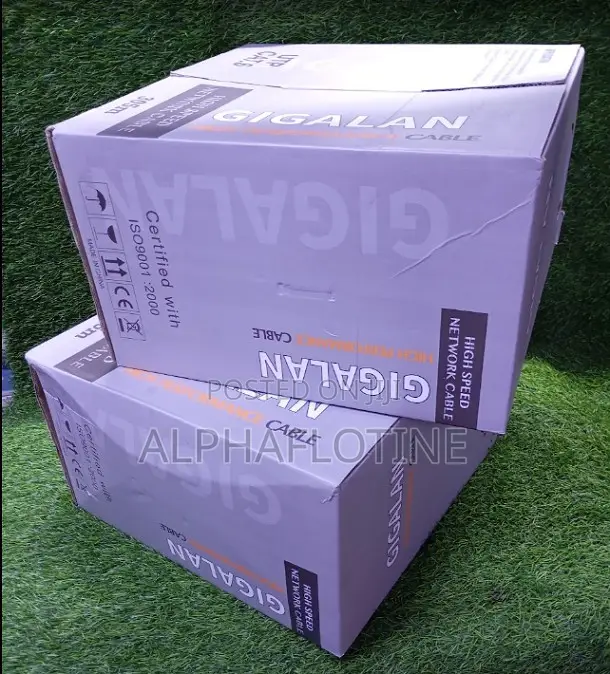 305 Meters Gigalan Cat 6 Indoor Lan Cable Ideal for Networking