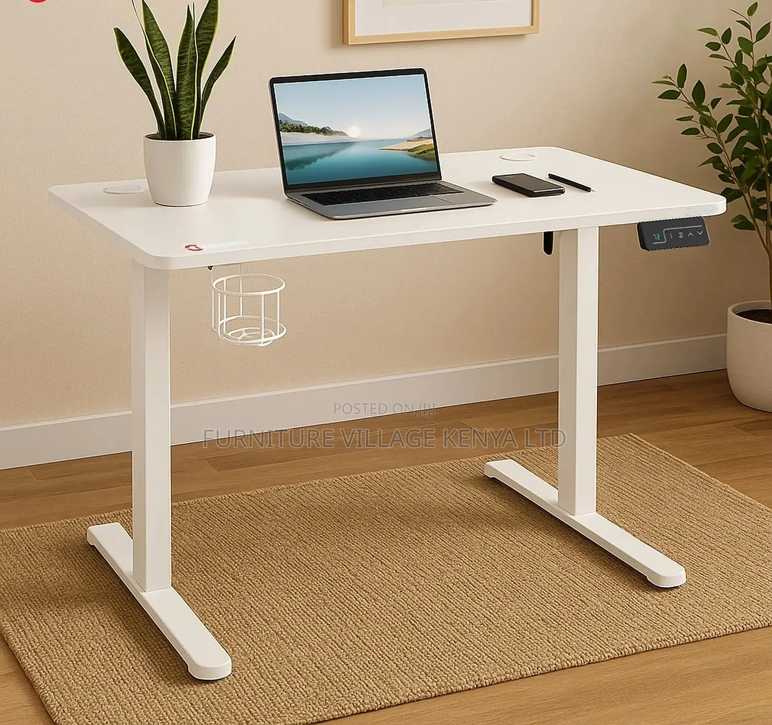 Standing Desk;Electric Adjustable Desk for Home and Office (1.2m)