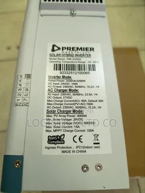 Premier 3.2kva (3200w) 24v Hybrid Inverter