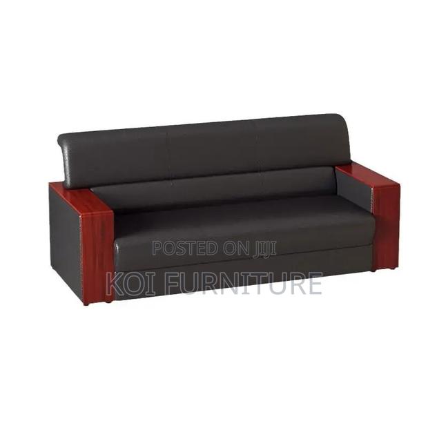 Office Sofa; Five Seaters Executive Leather Reinfored Sofa Set - thumbnail 2