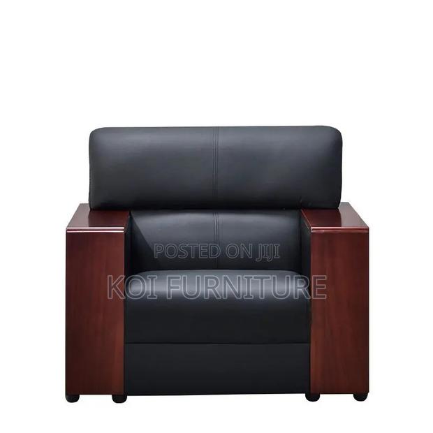 Office Sofa; Five Seaters Executive Leather Reinfored Sofa Set - thumbnail 3