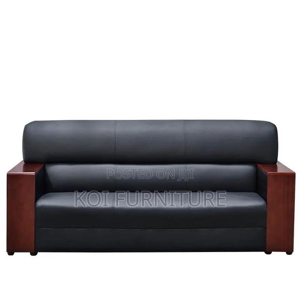 Office Sofa; Five Seaters Executive Leather Reinfored Sofa Set - thumbnail 4