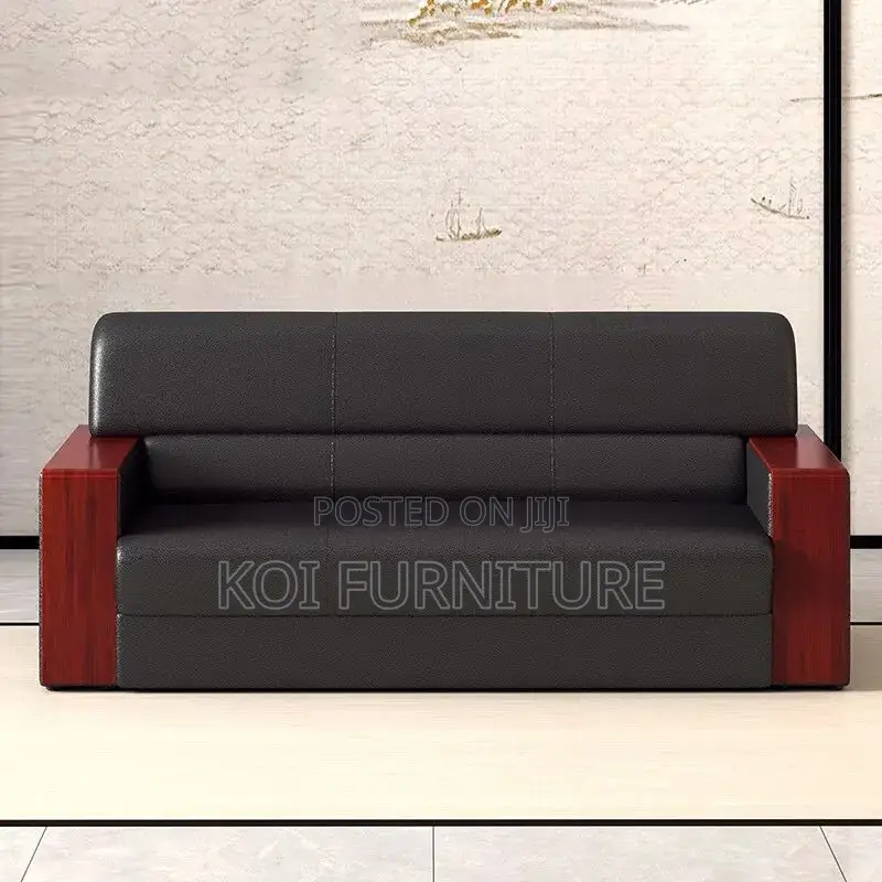 Office Sofa; Five Seaters Executive Leather Reinfored Sofa Set