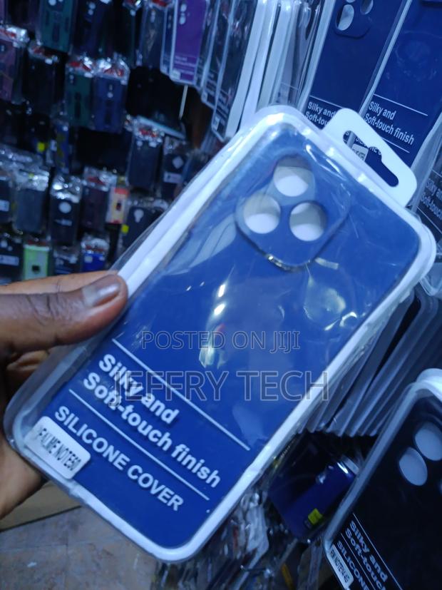 Blue Silicone Cover for the Falme Note50, Silky and Soft-Touch Finish. - thumbnail 2
