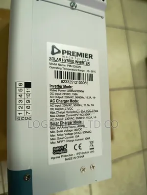 Premier Hybrid Inverter 3.2kw 24v With 100a MPPT Solar Charger