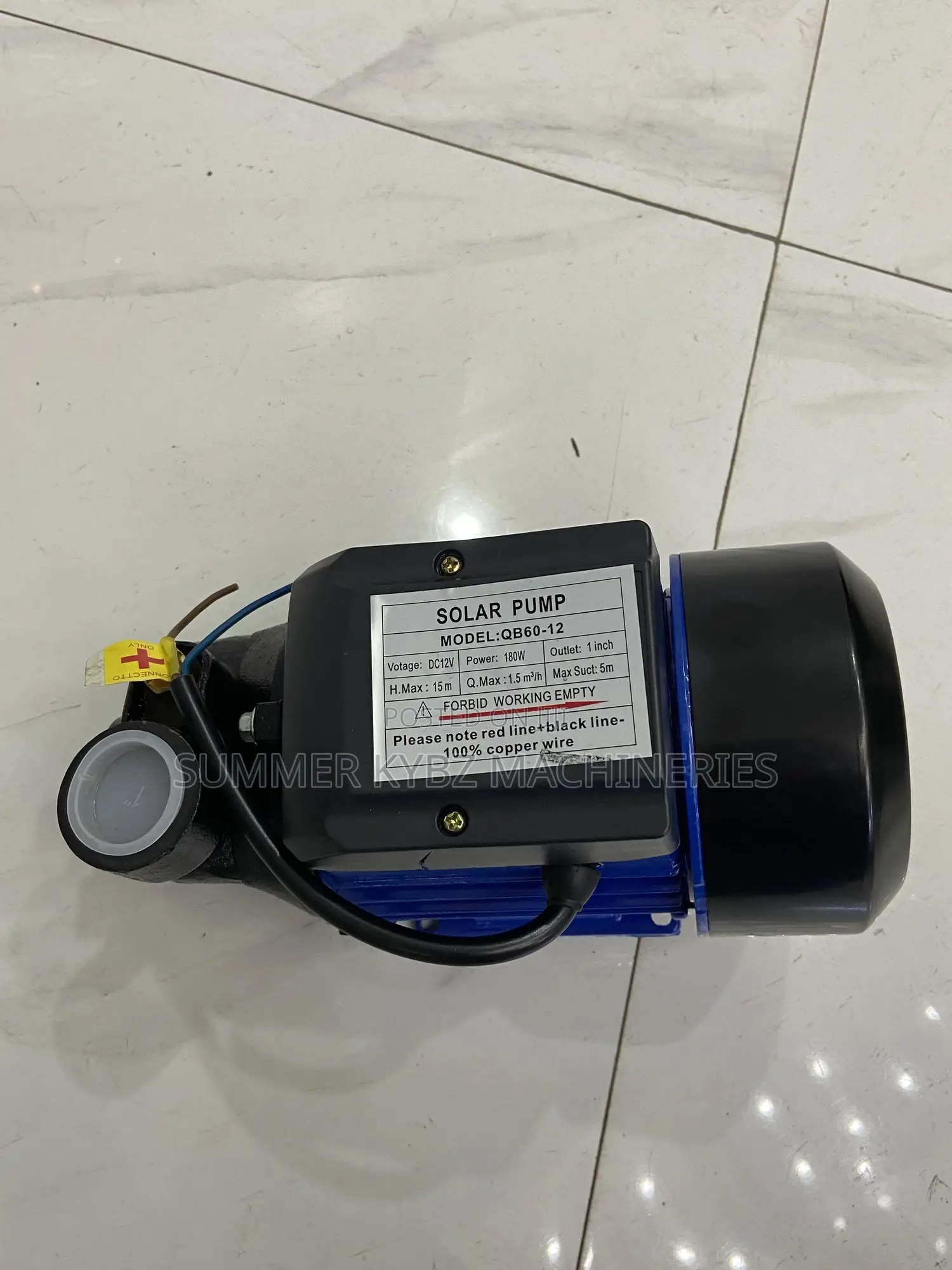 Dc Water Pump/ Solar Booster Pump/ 12v