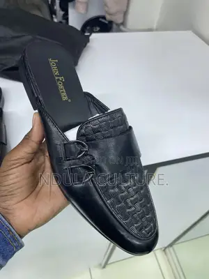 Authentic Leather John Foster Classic Mules