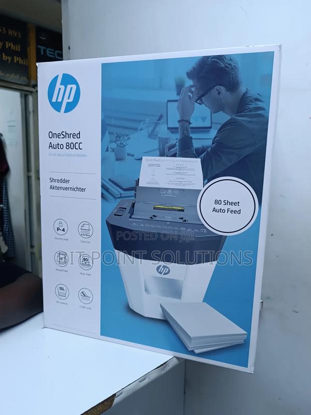 Hp Oneshred Auto 80cc Cross-Cut Shredder