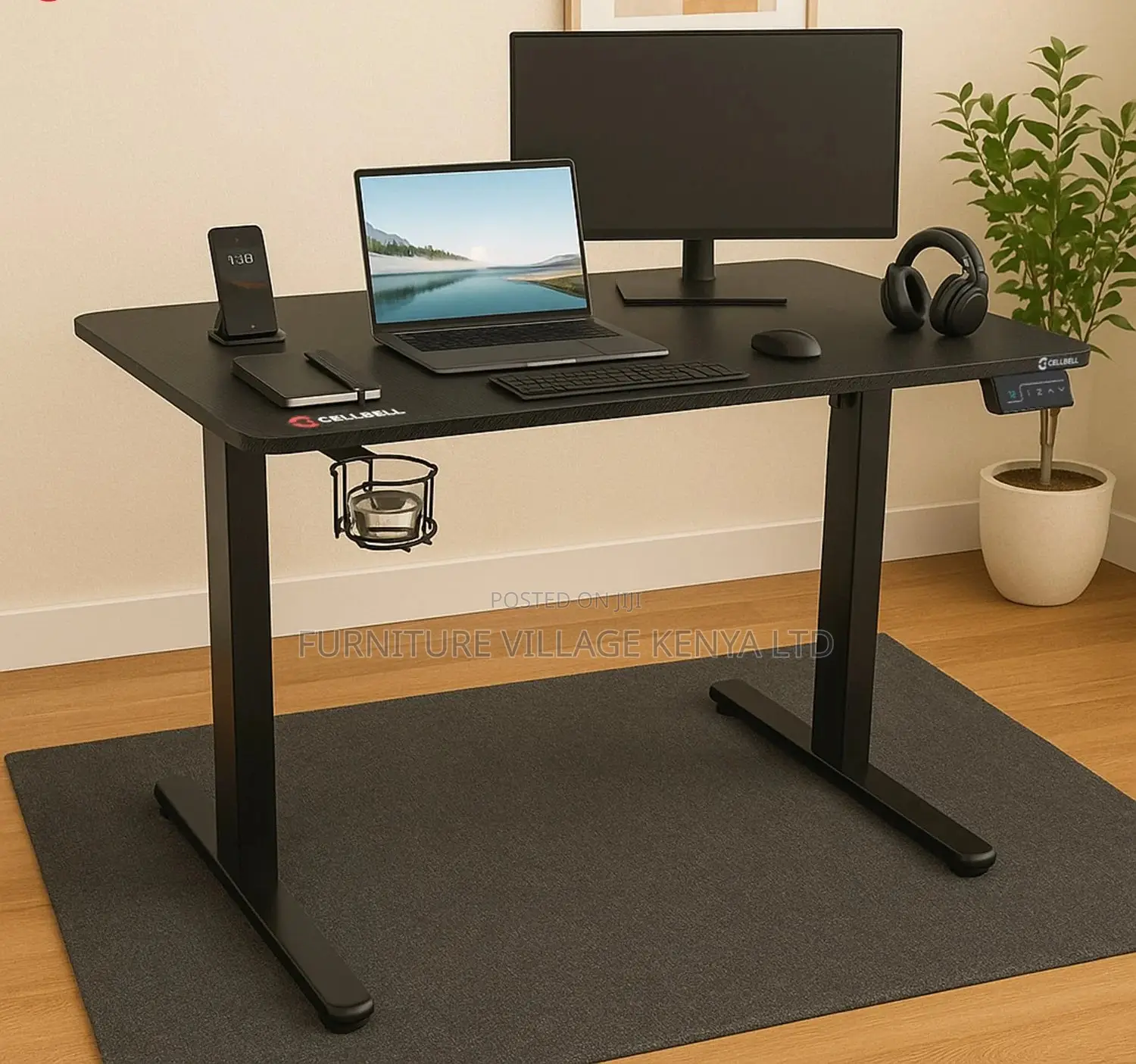 Standing Desk;Electric Adjustable Desk for Home and Office (1.2m)