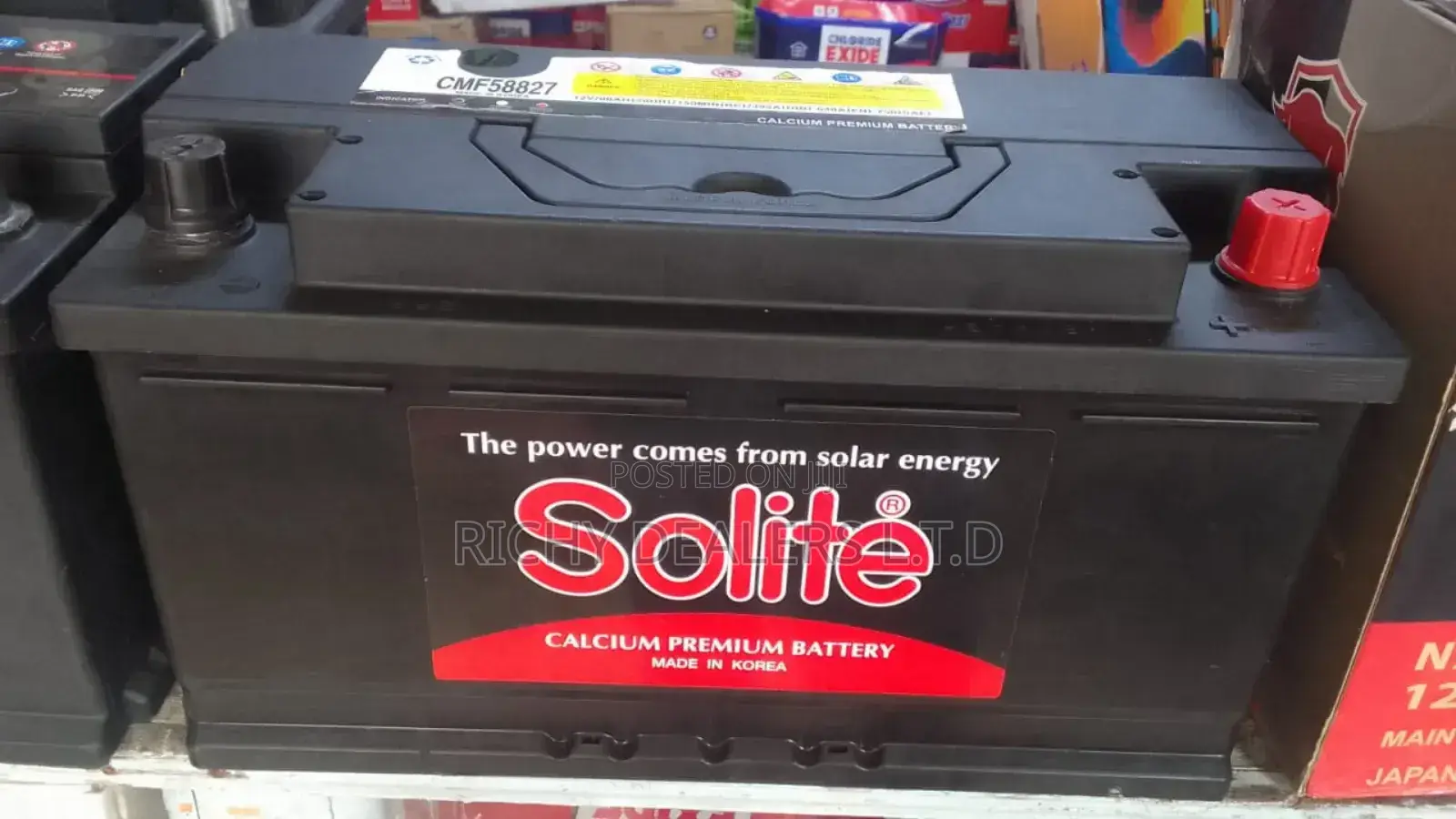 Solute Din100mf Car Battery