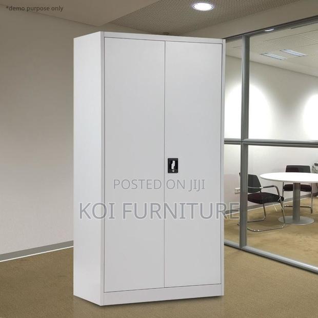 Office Cabinet; Metallic Easy Accessible Executive Two Doors Cabinet
