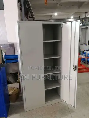 Office Cabinet; Metallic Easy Accessible Executive Two Doors Cabinet