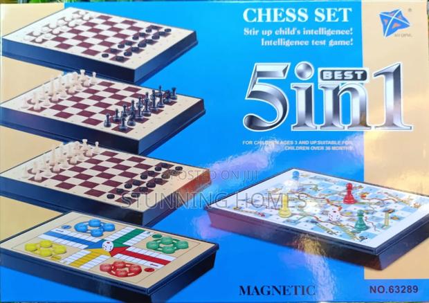 5 in 1 Board Game Set