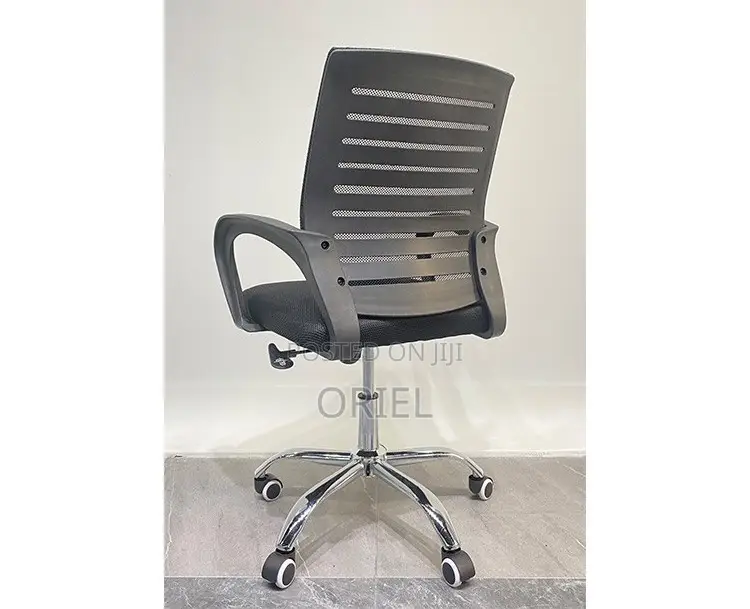 Office Mid-Back Chair : Office Swivel Adjustable Chair