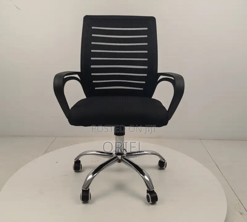 Office Mid-Back Chair : Office Swivel Adjustable Chair