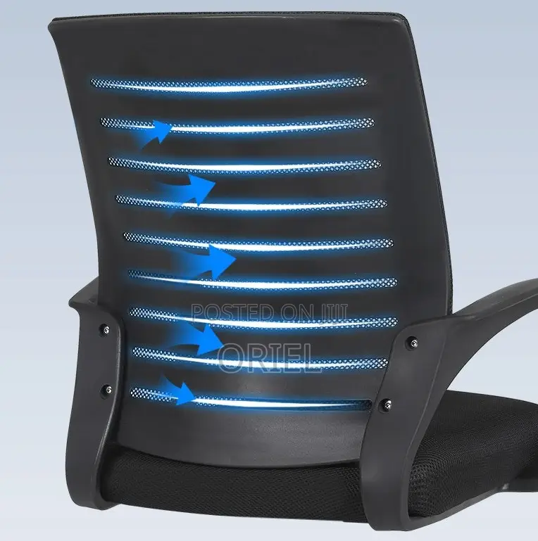Office Mid-Back Chair : Office Swivel Adjustable Chair