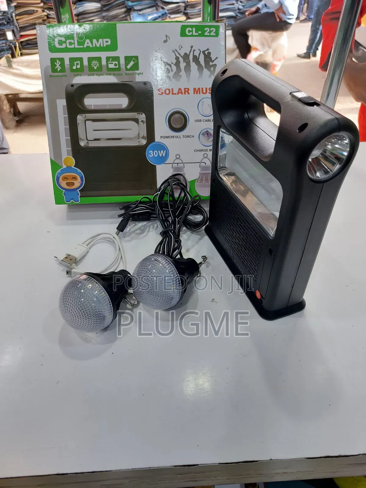 Cclamp Cl22 (Fm/Bt/Mp3/2 Bulbs)