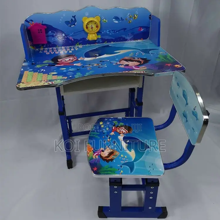 Home Table; Adjustable Childrens Desk Chair Functionality Set