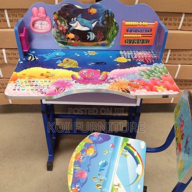 Home Table; Adjustable Childrens Desk Chair Functionality Set - thumbnail 4