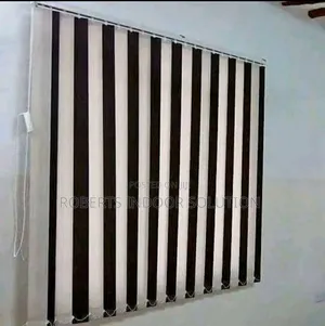 Black and White Alternating Slats