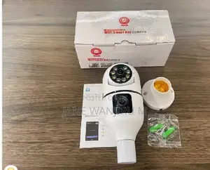 Double Lens Wifi Camera/V380 Dual Lens PTZ Bulb Ip Night Vision Camera