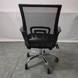 Office Chai; Breathable Clerical Mesh Fabric Executive Mid Chairs