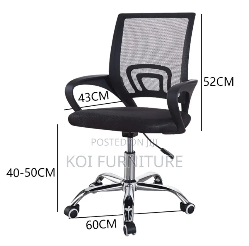 Office Chai; Breathable Clerical Mesh Fabric Executive Mid Chairs