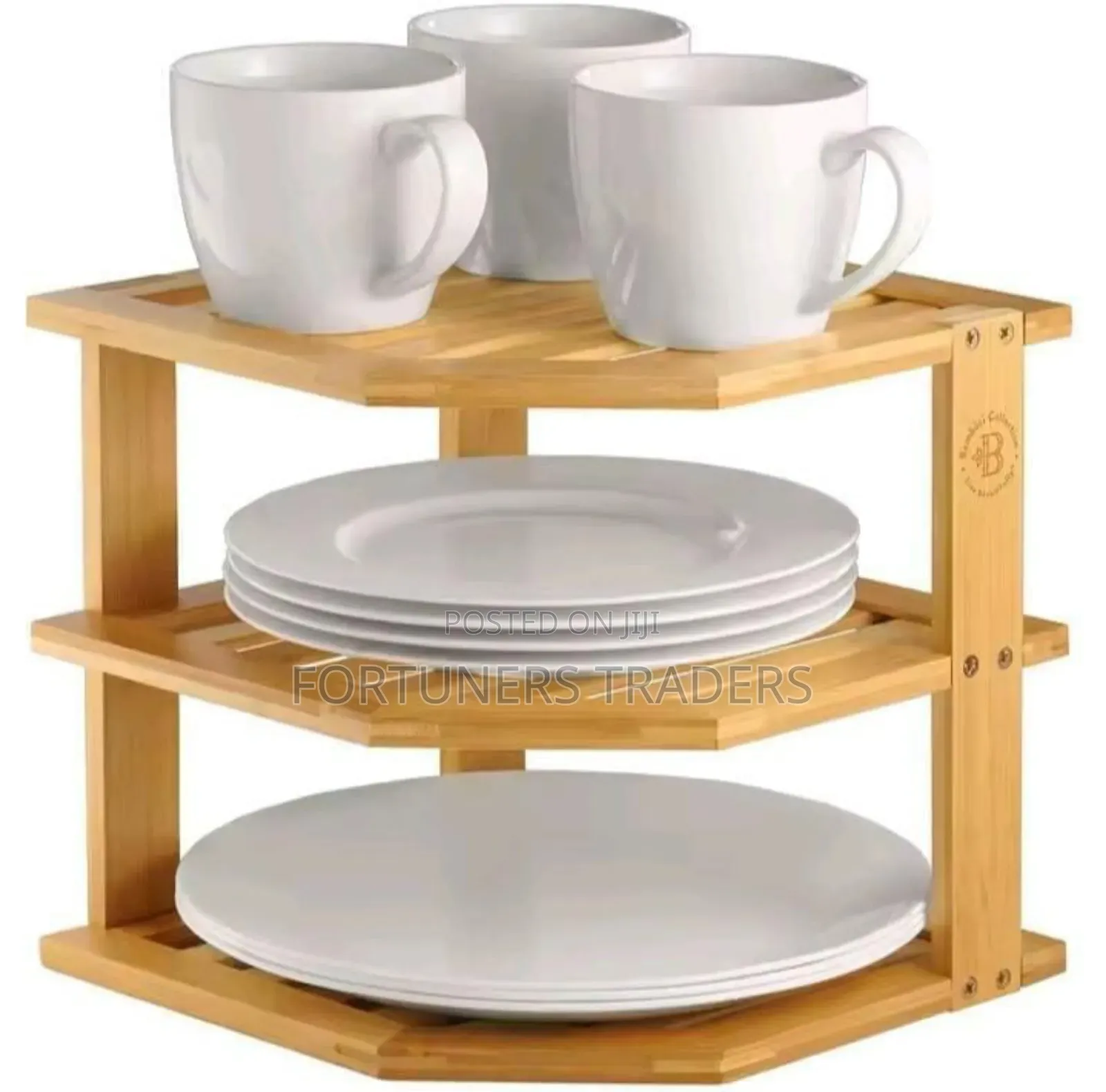 3 in 1 Bamboo Kitchen Rack.