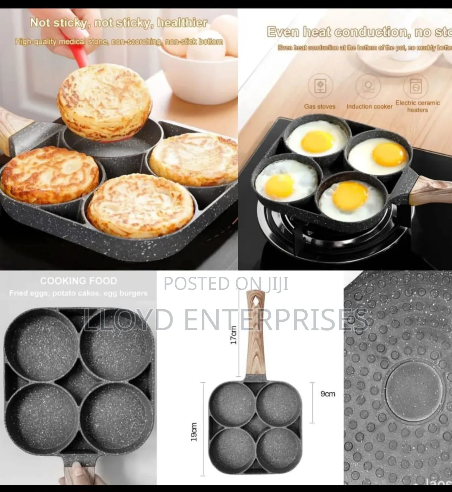 Crepe Pan With 4 Slots