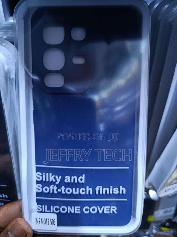 Ver for Infinix Noteblue Silicone 50s , a Silky and Soft-Touch Finish.