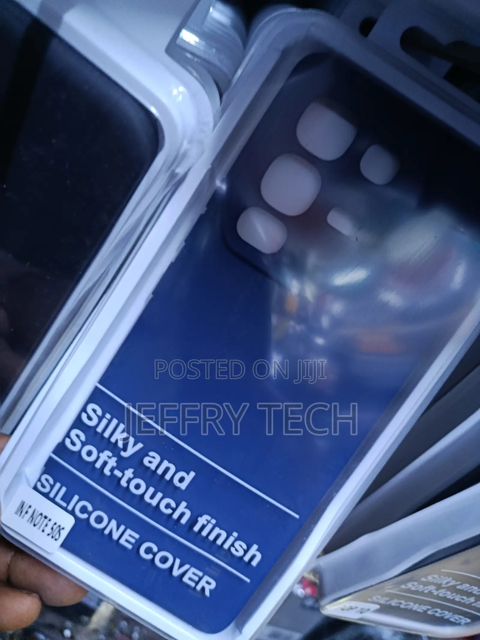 Ver for Infinix Noteblue Silicone 50s , a Silky and Soft-Touch Finish.