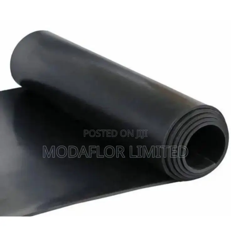 Plain Rubber Mat for Safe and Non Slip Indoor Floor Use Areas