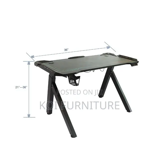 Office Desk; Imported Generic Gaming Desk for Content Creators