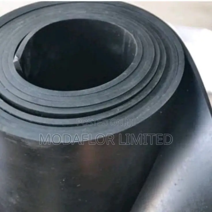 Plain Rubber Mat for Gym, Shop and High Traffic Floor Areas Use