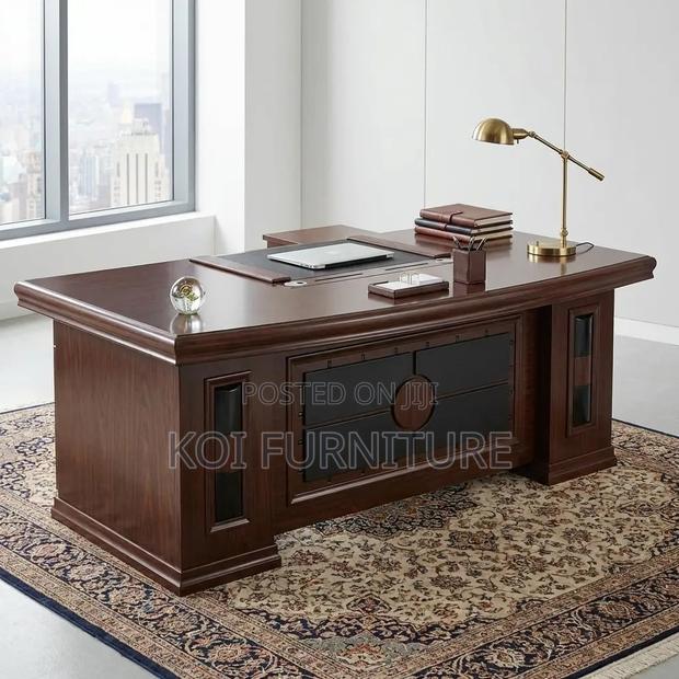 Office Desk; 1.6 Meter Mahogany Office Prestigious Desk