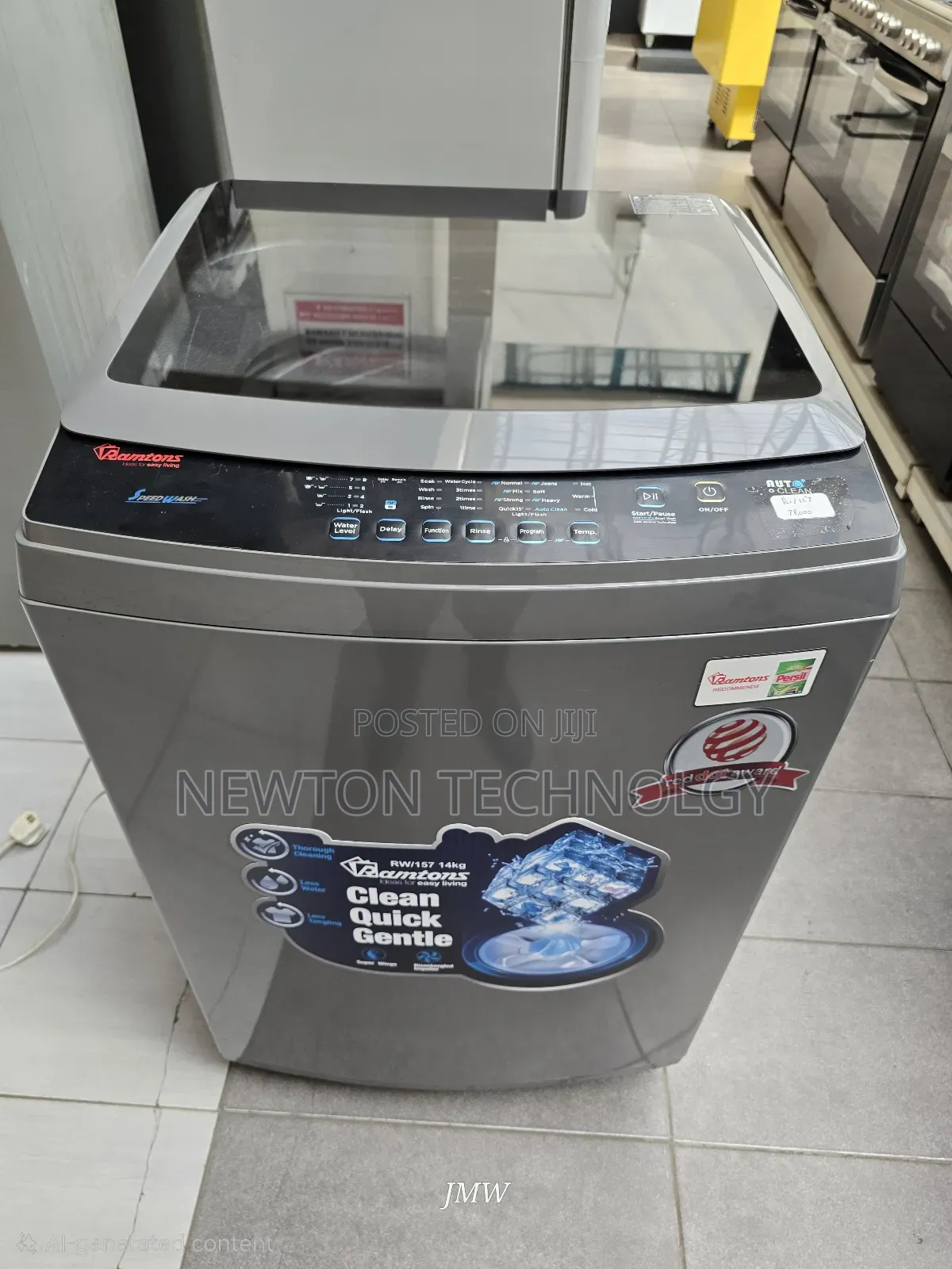 Ramtons 14kg Topload Washing Machine