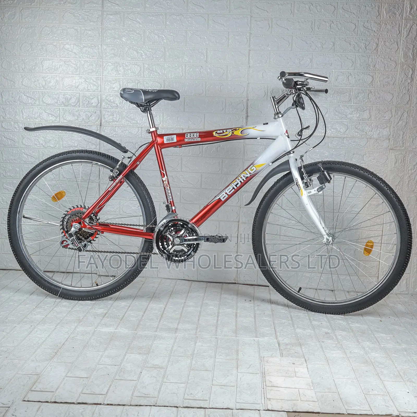 Beijing 26′′ Steel Bike – Revo Shifters, Rim Brakes Dynamo Headlight