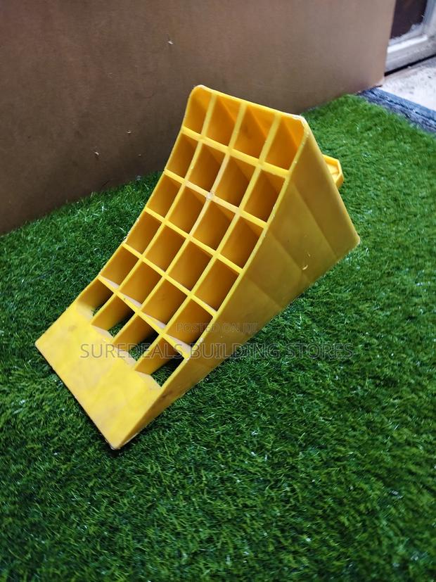 Yellow Plastic Wheel Chock