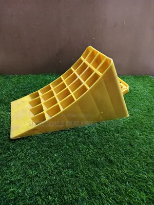 Yellow Plastic Wheel Chock